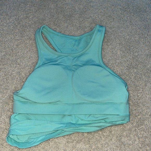 Ebb to street cropped razorback tank top Mint green color - Picture 4 of 5